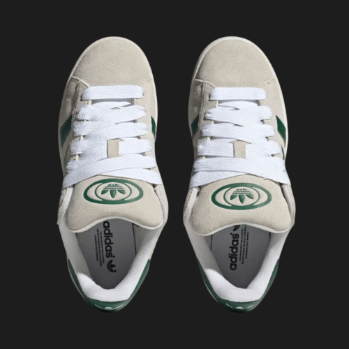 Adidas Campus 00s Branco Cristal e Verde Escuro