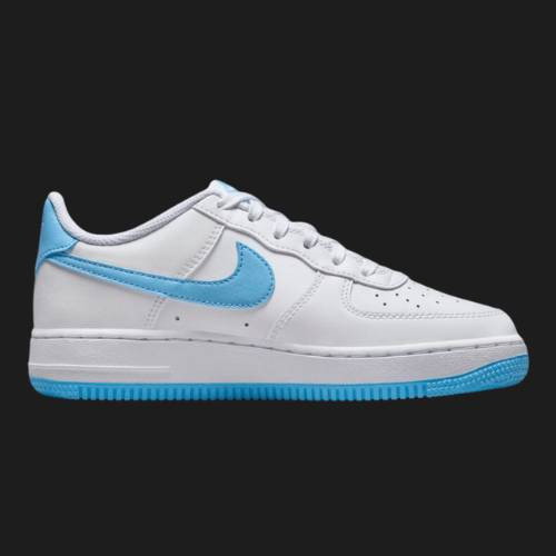 Nike Air Force 1 Low GS White Aquarius Blue