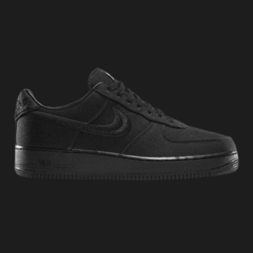 Stussy x Nike Air Force 1 Triple Black