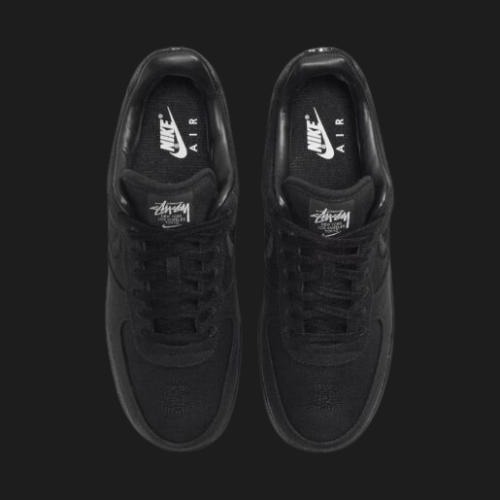 Stussy x Nike Air Force 1 Triple Black