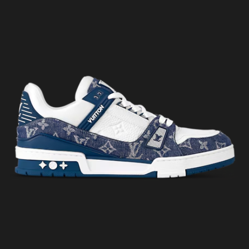 Louis Vuitton Trainer Low Monogram Denim Blue