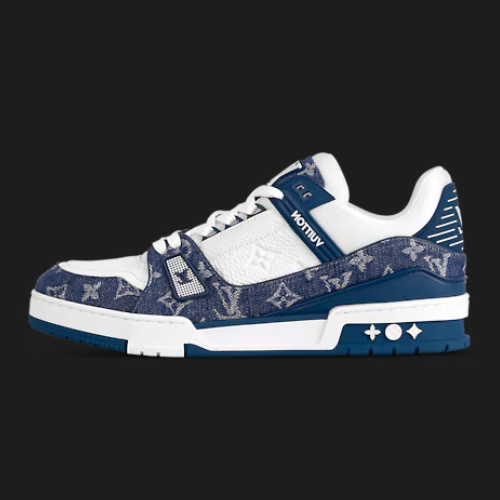 Louis Vuitton Trainer Low Monogram Denim Blue