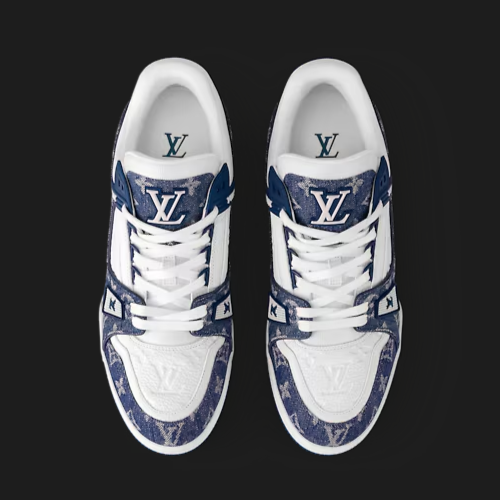 Louis Vuitton Trainer Low Monogram Denim Blue